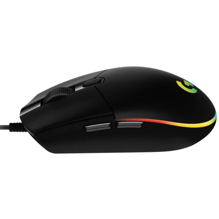 Logitech G G102 Lightsync - Ratón Gaming USB, Negro, 8000 DPI, Respuesta 1ms, Ref. 910-005823